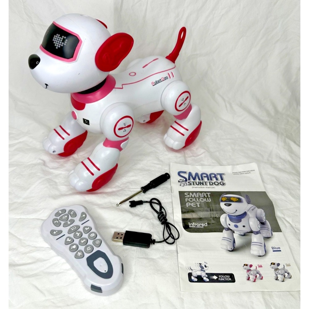 Zoomer 6045079 Playful Pup Interactive Robotic Dog Pink Working